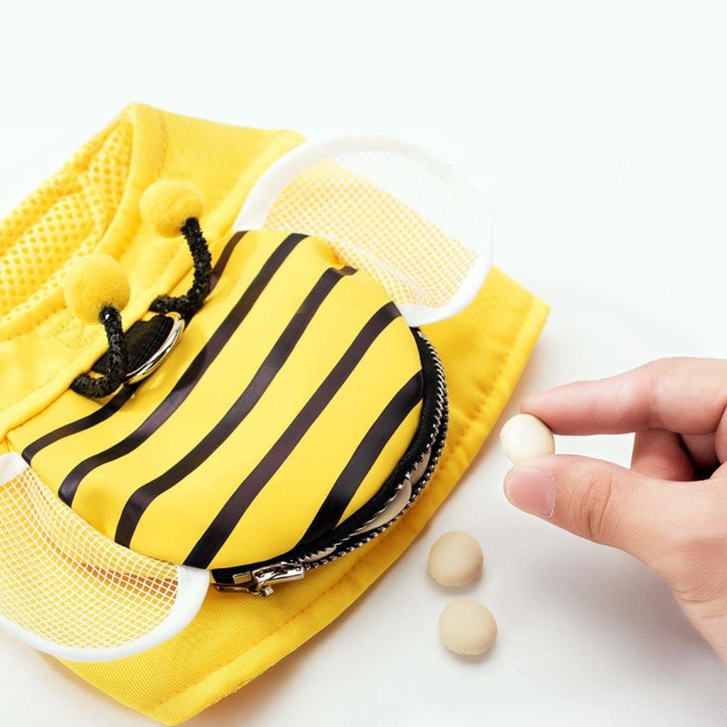 Honeybee Cat Harness with Treat Pouch | MissyMoMo