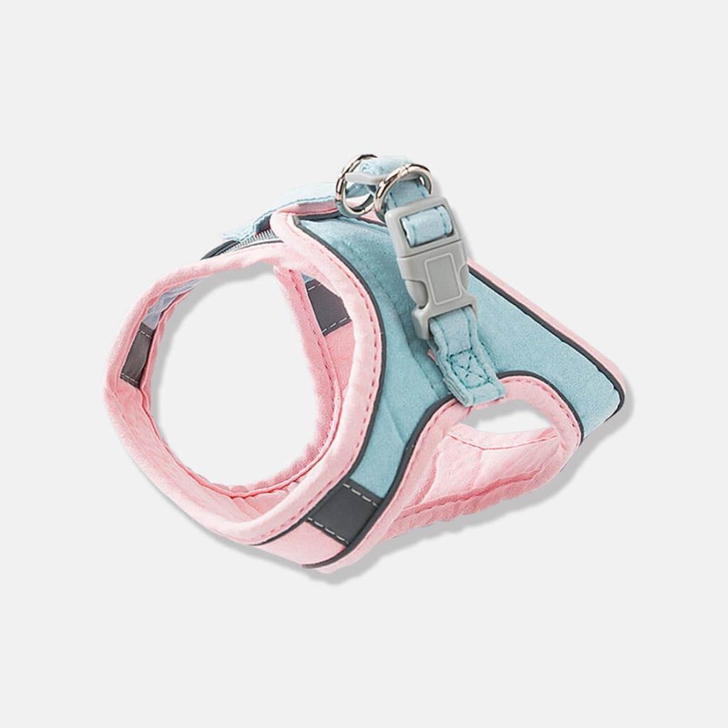 Mochi Cat Harness & Leash Set in Pink and Sky Blue | MissyMoMo