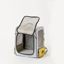 Load image into Gallery viewer, Petkit Expandable Cat Backpack | Gray Cat Travel Carrier | MissyMoMo
