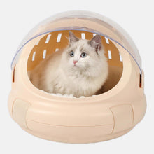 Load image into Gallery viewer, PSM Spaceship Cat Carrier | Hard Cat Travel Carrier | MissyMoMo
