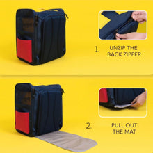 Load image into Gallery viewer, PurLab Gameboy Expandable Cat Backpack | Cat Travel Carrier | MissyMoMo
