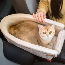 Load image into Gallery viewer, Cat Sitting Comfortably In Purry Car Seat Carrier | MissyMoMo
