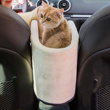 Load image into Gallery viewer, Cat Sitting Comfortably In Purry Car Seat Carrier | MissyMoMo
