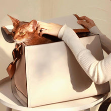 Load image into Gallery viewer, Voocoo Designer Cat Carrier | Cat Travel Carrier for Small Cats | MissyMoMo
